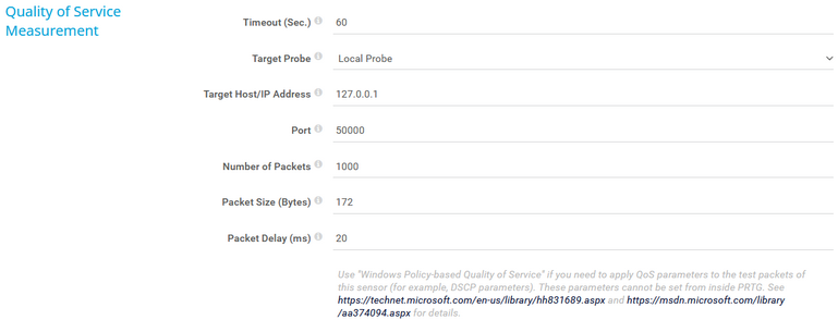 Quality of Service Measurement Quality of Service Measurement